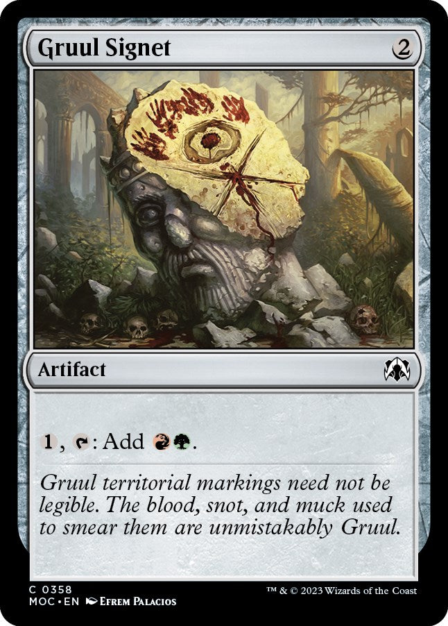 Gruul Signet [March of the Machine Commander] | Exor Games Summserside