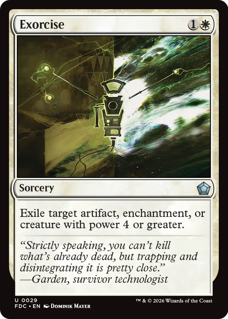 Exorcise [Foundations Commander] | Exor Games Summserside
