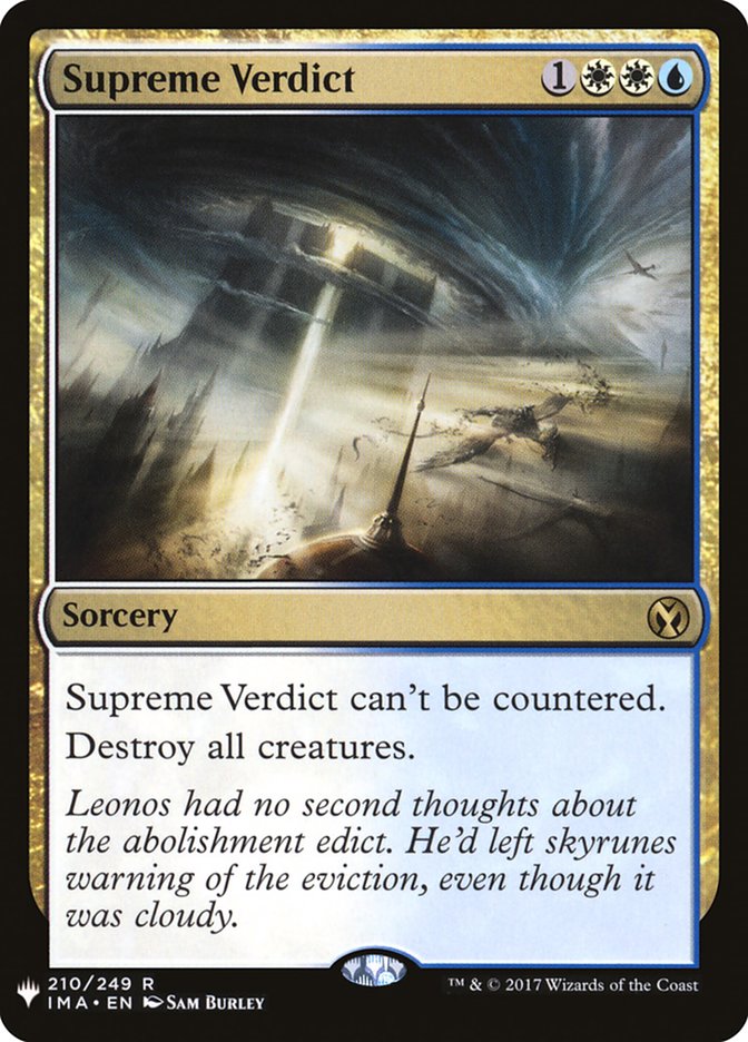 Supreme Verdict [Mystery Booster] | Exor Games Summserside