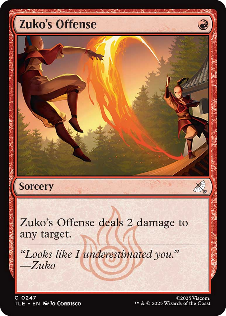 Zuko's Offense [Avatar: The Last Airbender: Eternal-Legal] | Exor Games Summserside