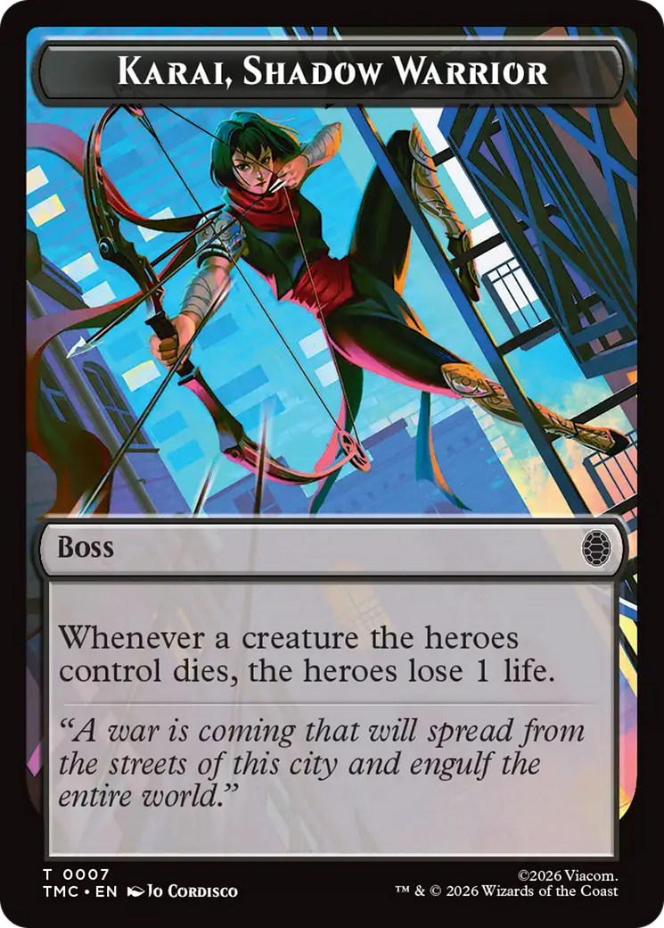 Karai, Shadow Warrior [Teenage Mutant Ninja Turtles Commander Tokens] | Exor Games Summserside