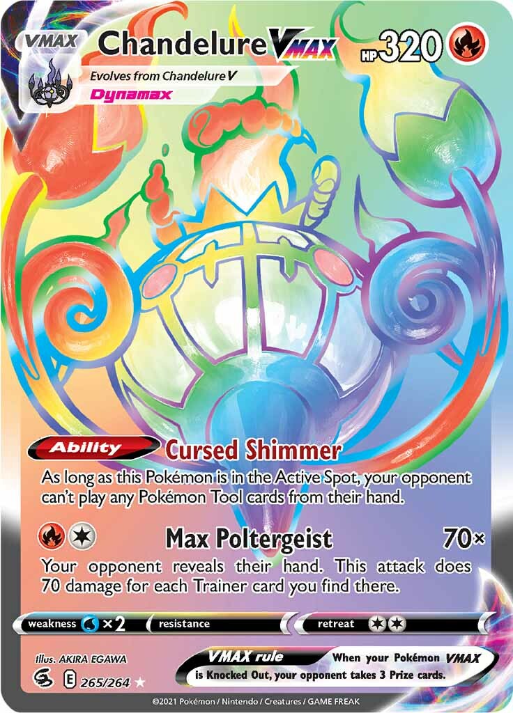 Chandelure VMAX (265/264) [Sword & Shield: Fusion Strike] | Exor Games Summserside