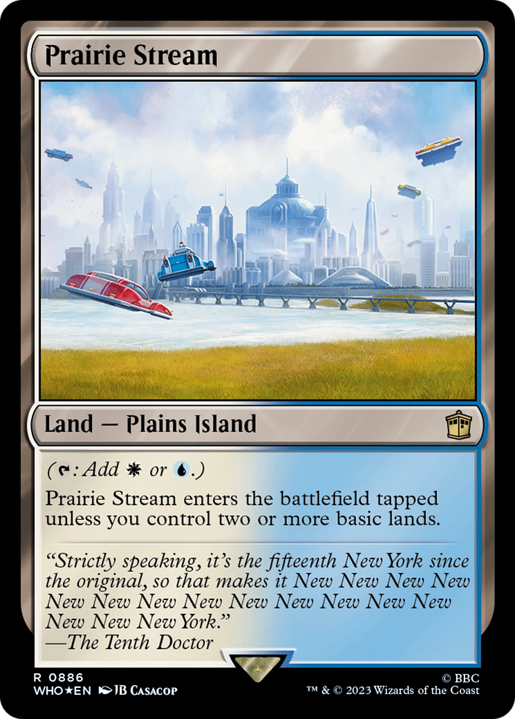 Prairie Stream (Surge Foil) [Doctor Who] | Exor Games Summserside