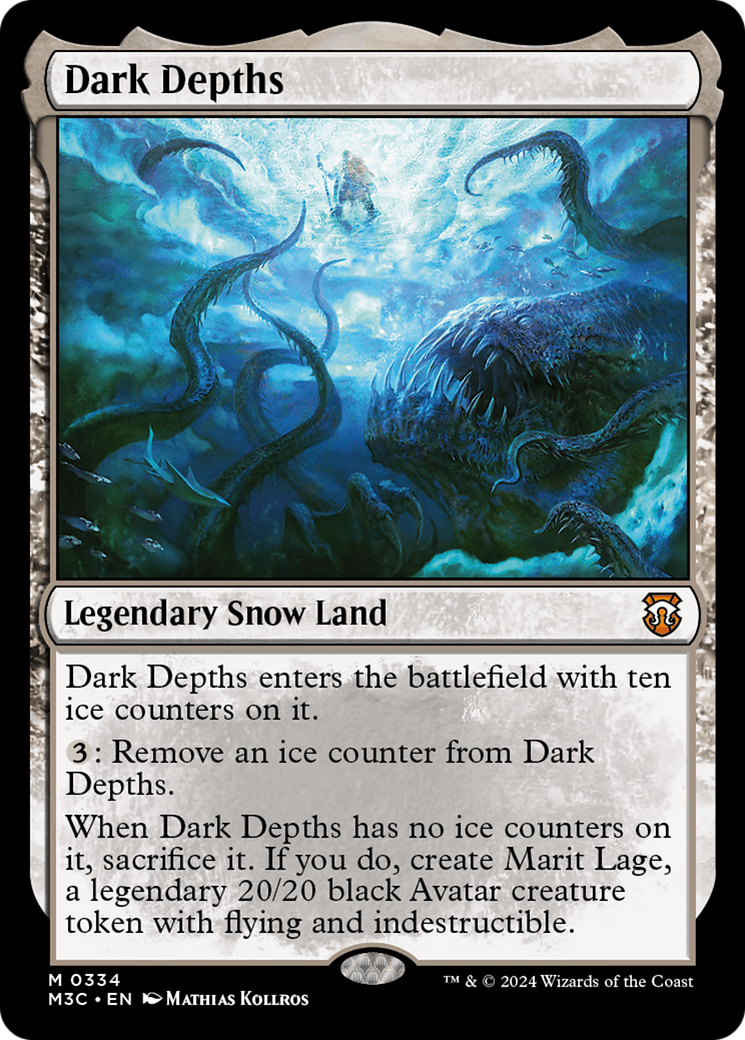 Dark Depths (Ripple Foil) [Modern Horizons 3 Commander] | Exor Games Summserside