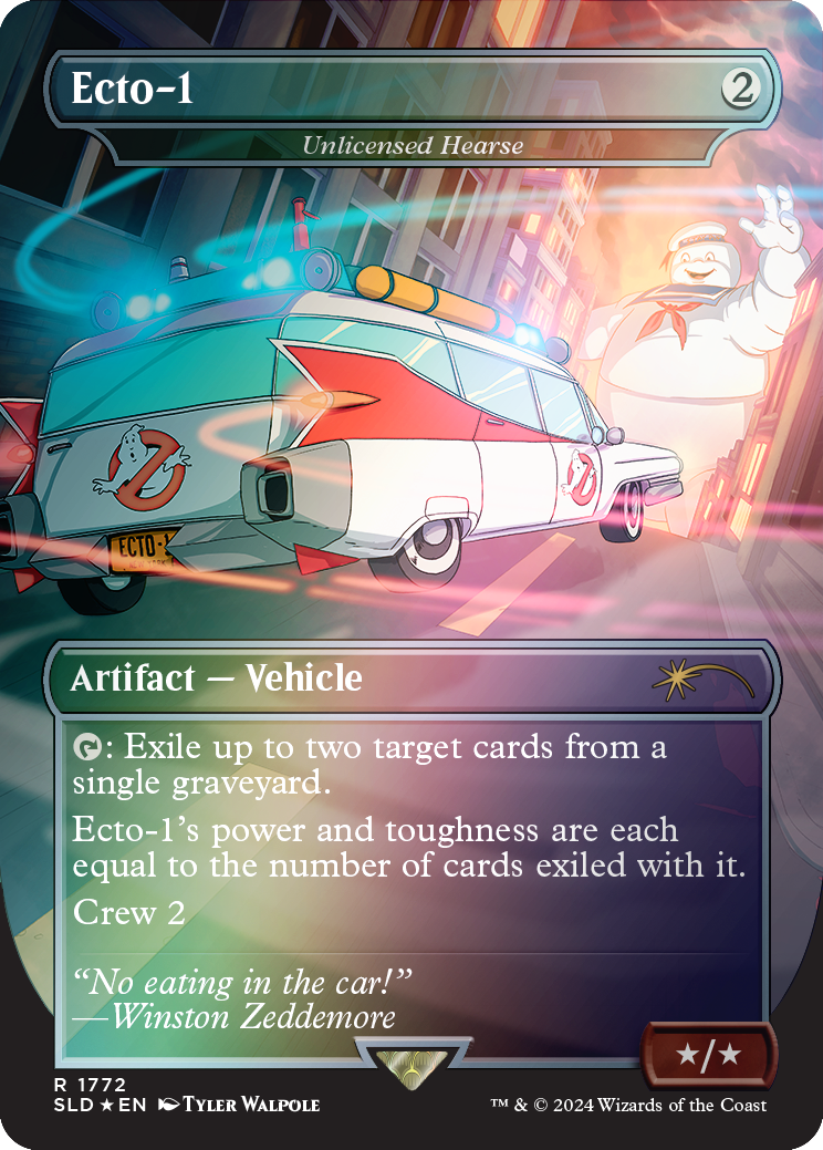 Ecto-1 - Unlicensed Hearse (Rainbow Foil) [Secret Lair Drop Series] | Exor Games Summserside