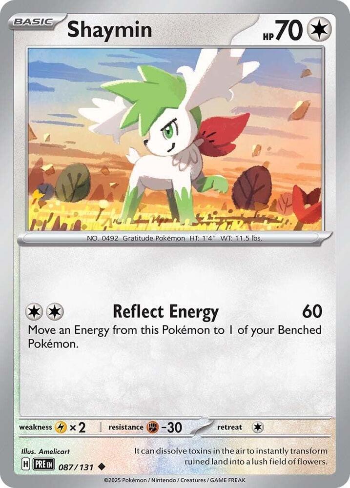 Shaymin (087/131) [Scarlet & Violet: Prismatic Evolutions] | Exor Games Summserside