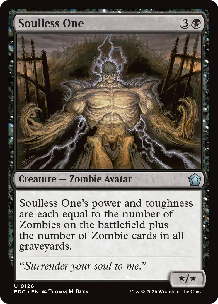 Soulless One [Foundations Commander] | Exor Games Summserside