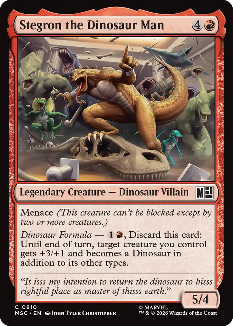 Stegron the Dinosaur Man [Marvel Super Heroes Commander] | Exor Games Summserside