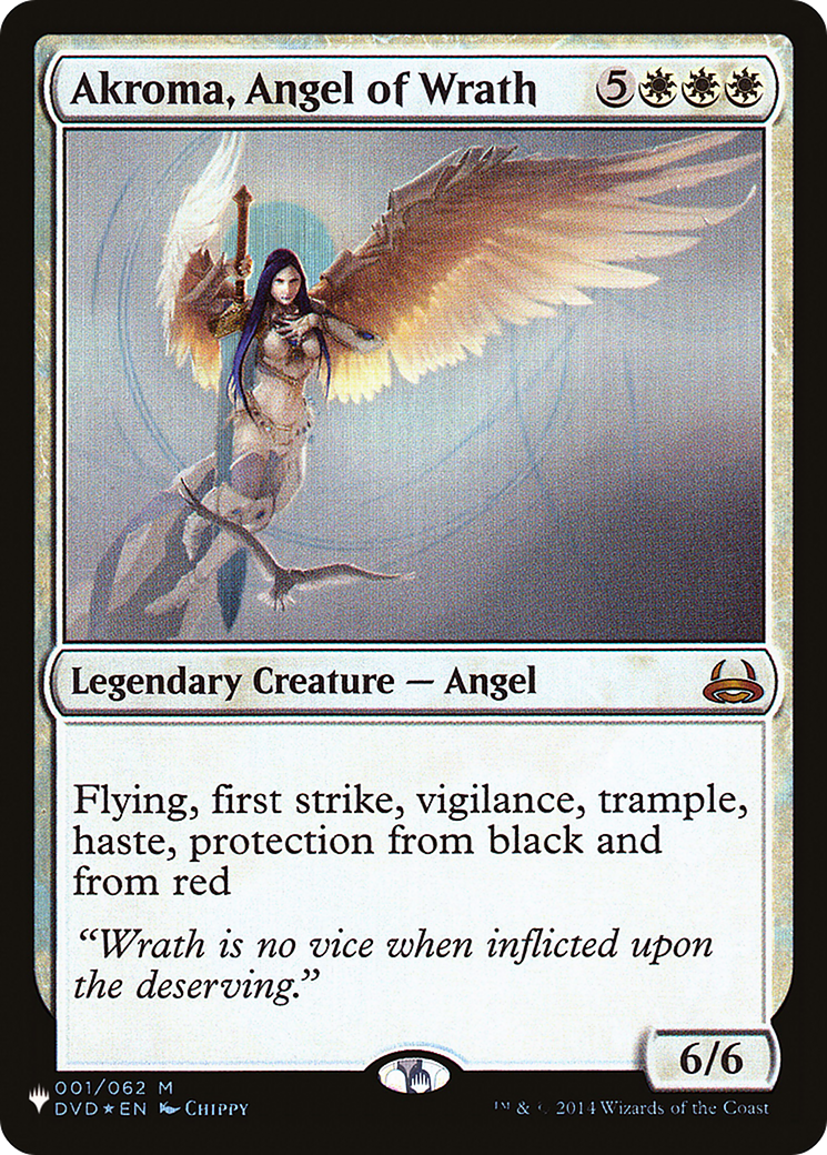 Akroma, Angel of Wrath [The List Reprints] | Exor Games Summserside