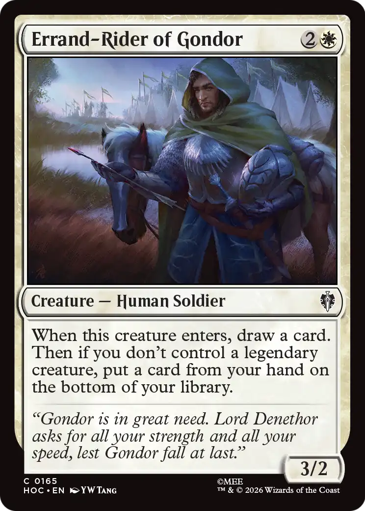 Errand-Rider of Gondor [The Hobbit: Eternal-Legal] | Exor Games Summserside