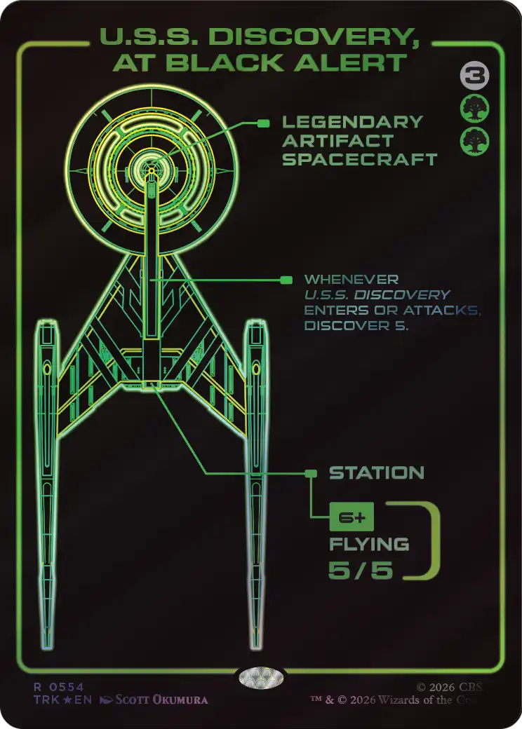 U.S.S. Discovery, at Black Alert (Showcase) [Star Trek] | Exor Games Summserside