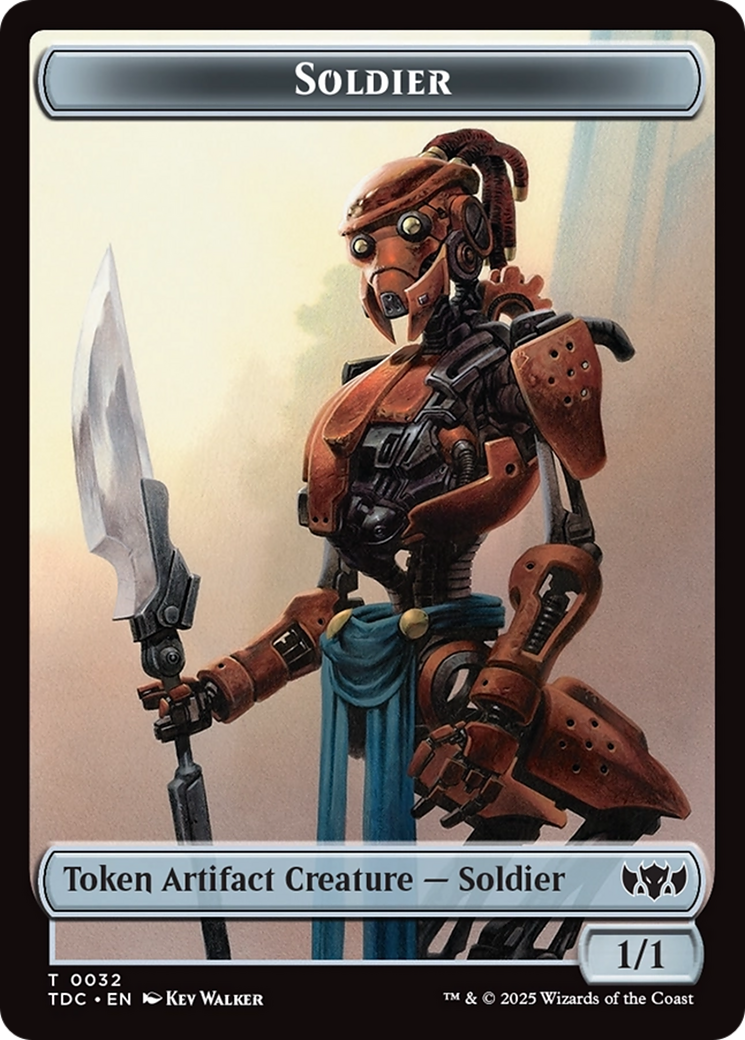Solider (0032) // Copy Double-Sided Token [Tarkir: Dragonstorm Commander Tokens] | Exor Games Summserside