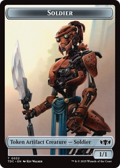 Solider (0032) // Copy Double-Sided Token [Tarkir: Dragonstorm Commander Tokens] | Exor Games Summserside