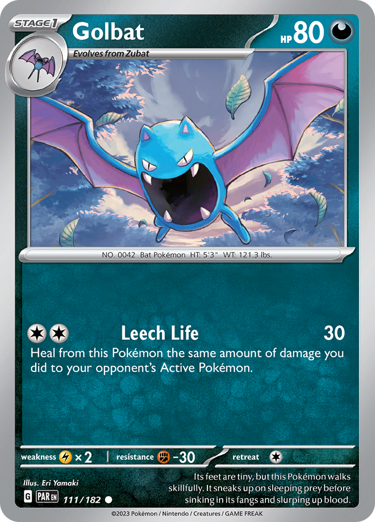 Golbat (111/182) [Scarlet & Violet: Paradox Rift] | Exor Games Summserside