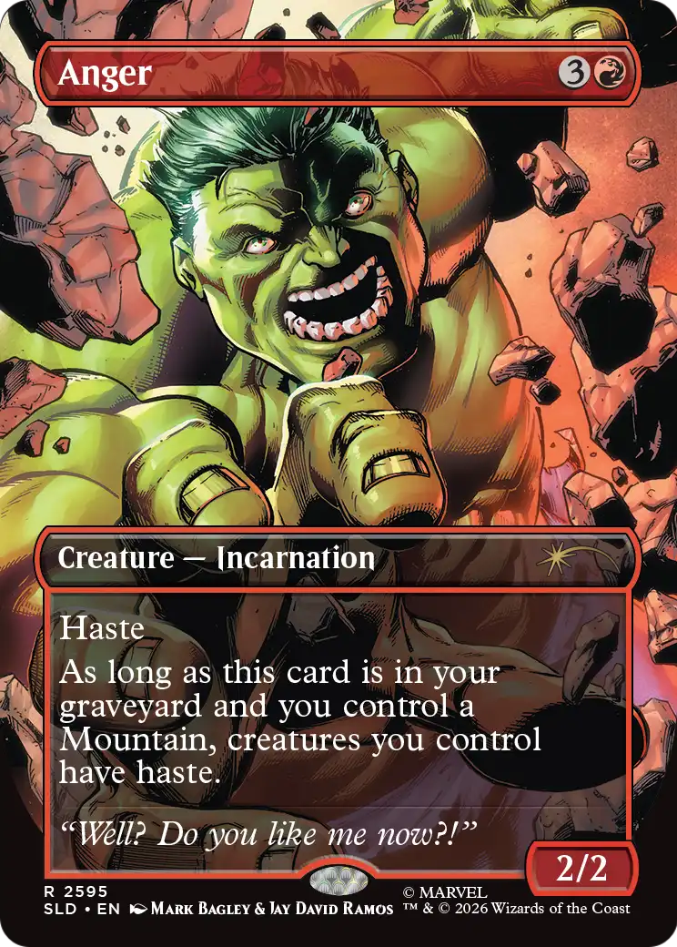 Anger (2595) [Secret Lair Drop Series] | Exor Games Summserside