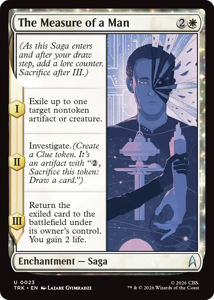 The Measure of a Man [Star Trek] | Exor Games Summserside