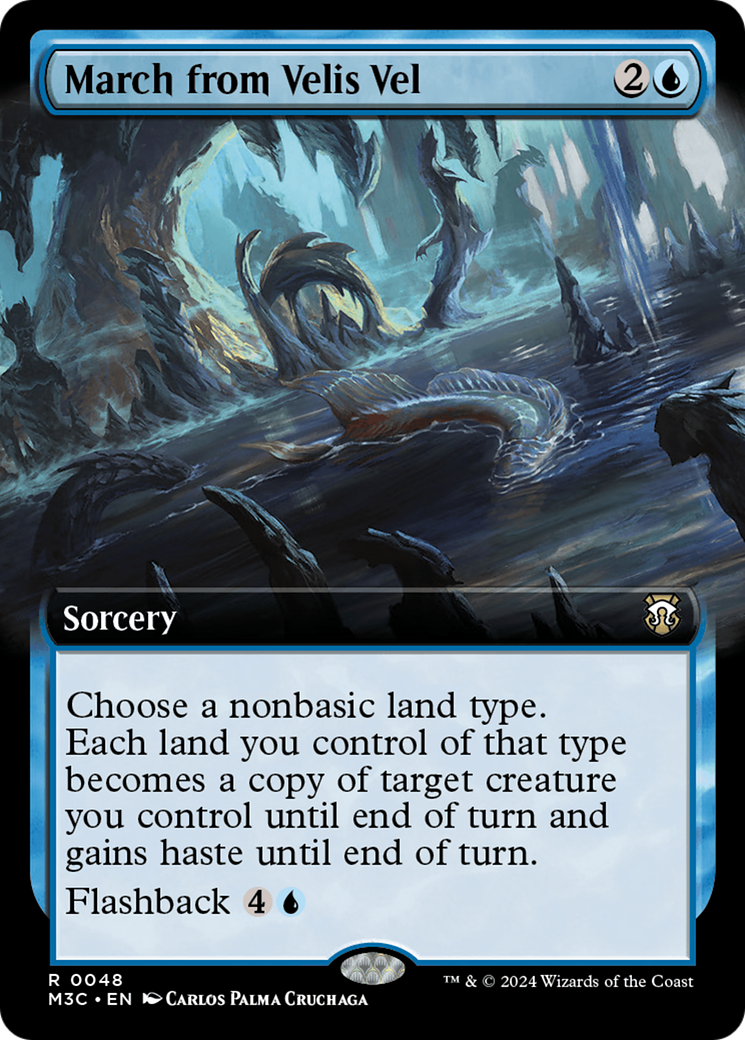 March from Velis Vel (Extended Art) (Ripple Foil) [Modern Horizons 3 Commander] | Exor Games Summserside