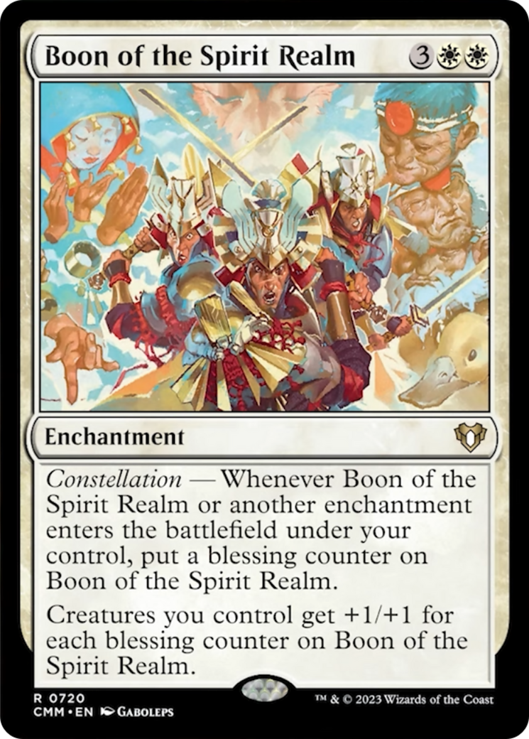 Boon of the Spirit Realm [Commander Masters] | Exor Games Summserside