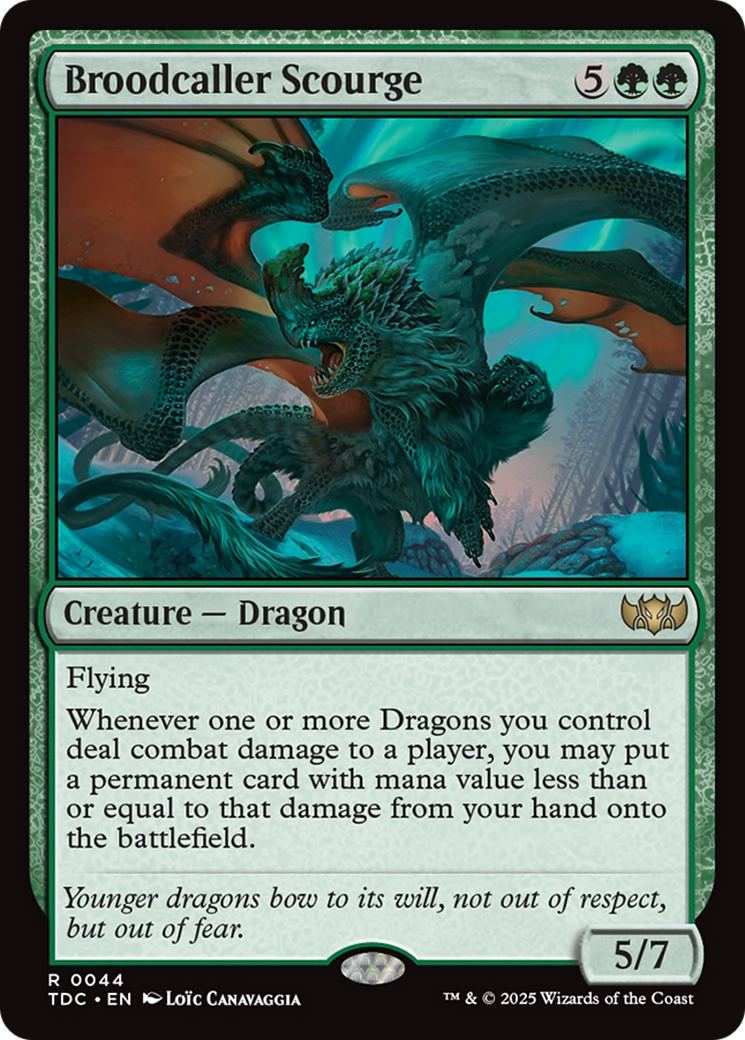Broodcaller Scourge [Tarkir: Dragonstorm Commander] | Exor Games Summserside