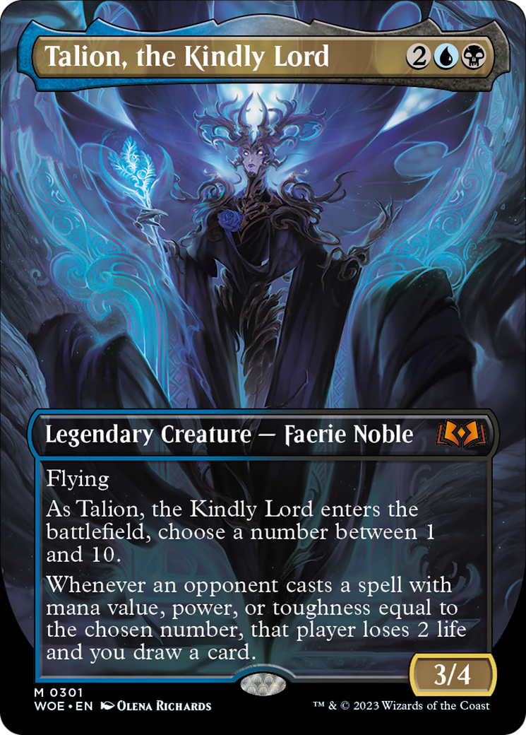 Talion, the Kindly Lord (Borderless Alternate Art) [Wilds of Eldraine] | Exor Games Summserside