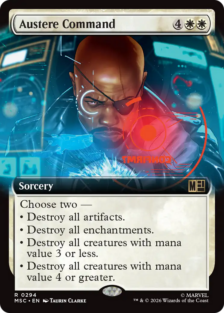 Austere Command (Extended Art) [Marvel Super Heroes Commander] | Exor Games Summserside