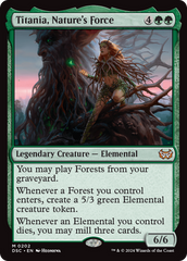 Titania, Nature's Force [Duskmourn: House of Horror Commander] | Exor Games Summserside