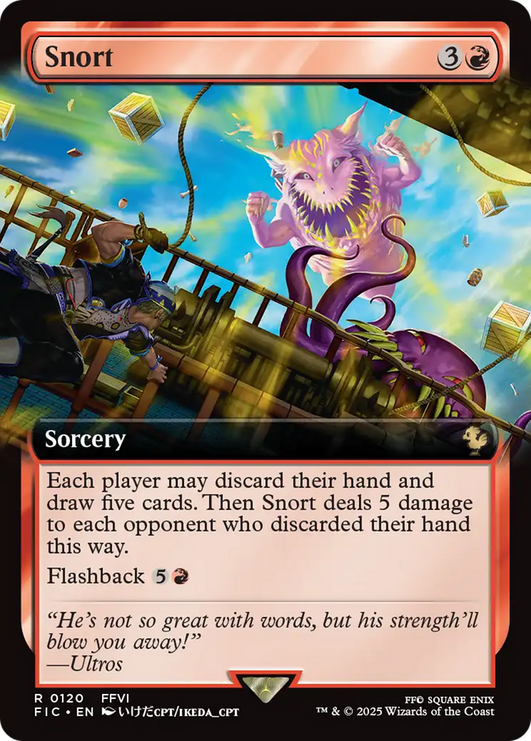 Snort (Extended Art) [FINAL FANTASY Commander] | Exor Games Summserside