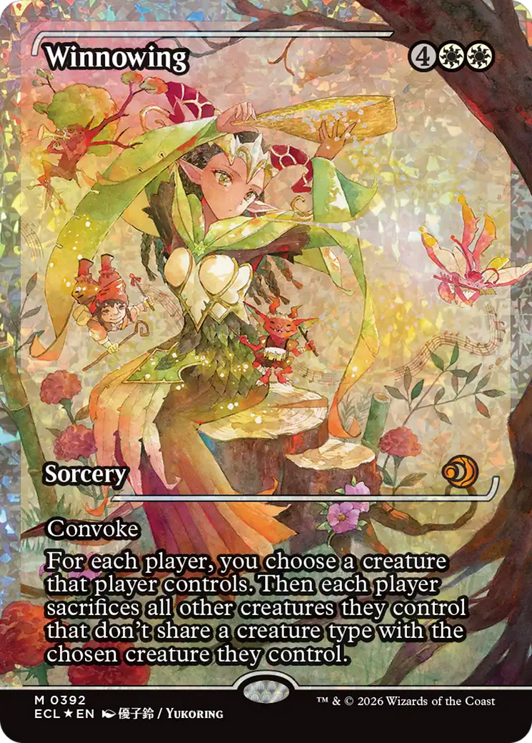 Winnowing (Showcase) (Fracture Foil) [Lorwyn Eclipsed] | Exor Games Summserside