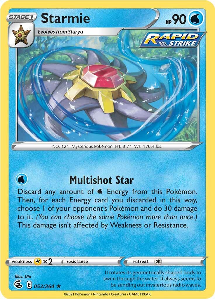 Starmie (053/264) [Sword & Shield: Fusion Strike] | Exor Games Summserside