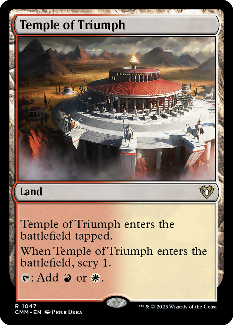 Temple of Triumph [Commander Masters] | Exor Games Summserside