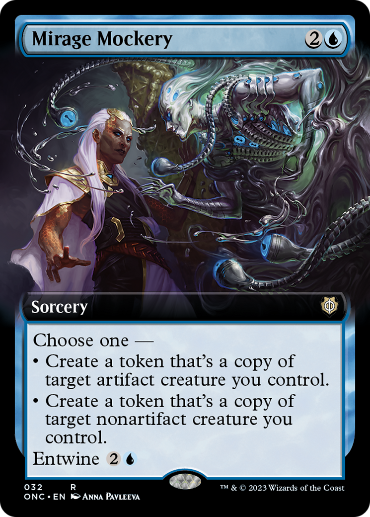 Mirage Mockery (Extended Art) [Phyrexia: All Will Be One Commander] | Exor Games Summserside