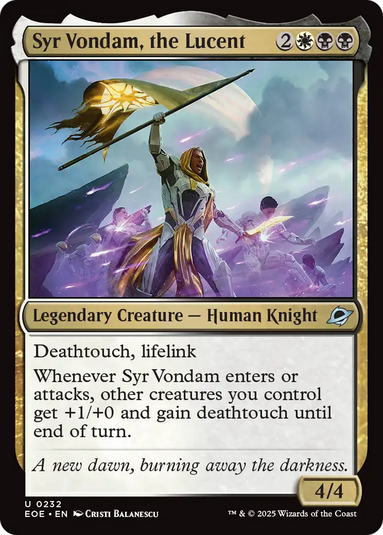Syr Vondam, the Lucent [Edge of Eternities] | Exor Games Summserside