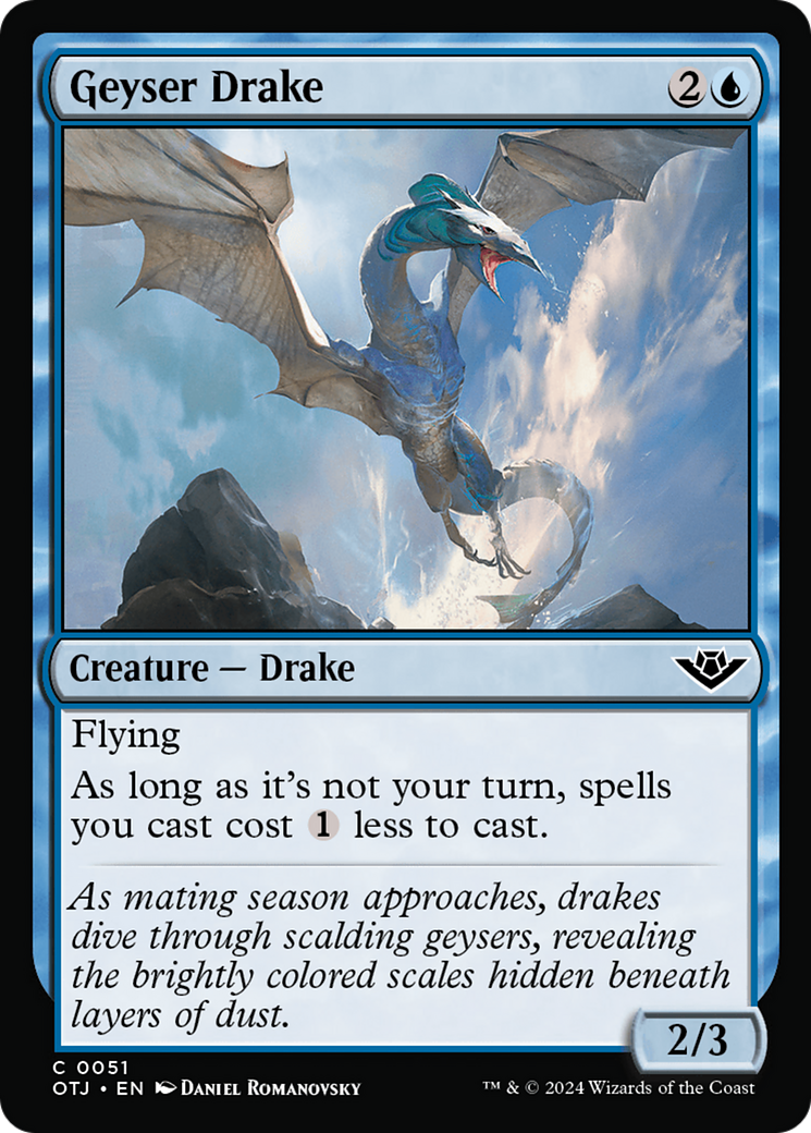 Geyser Drake [Outlaws of Thunder Junction] | Exor Games Summserside