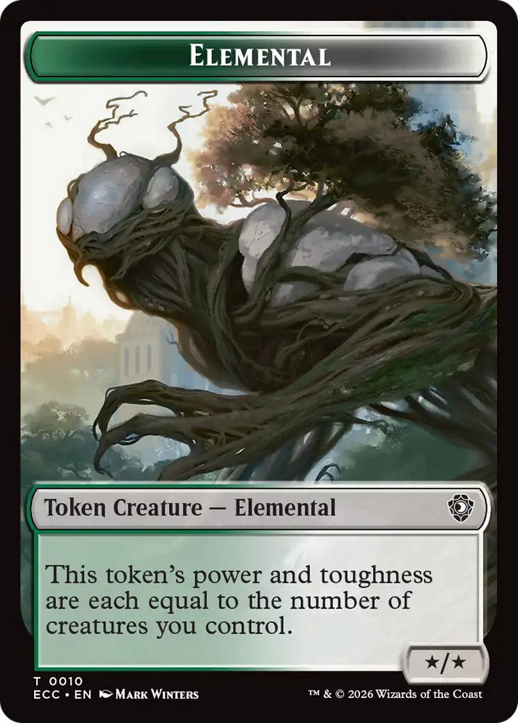 Copy // Elemental (0010) Double-Sided Token [Lorwyn Eclipsed Tokens] | Exor Games Summserside