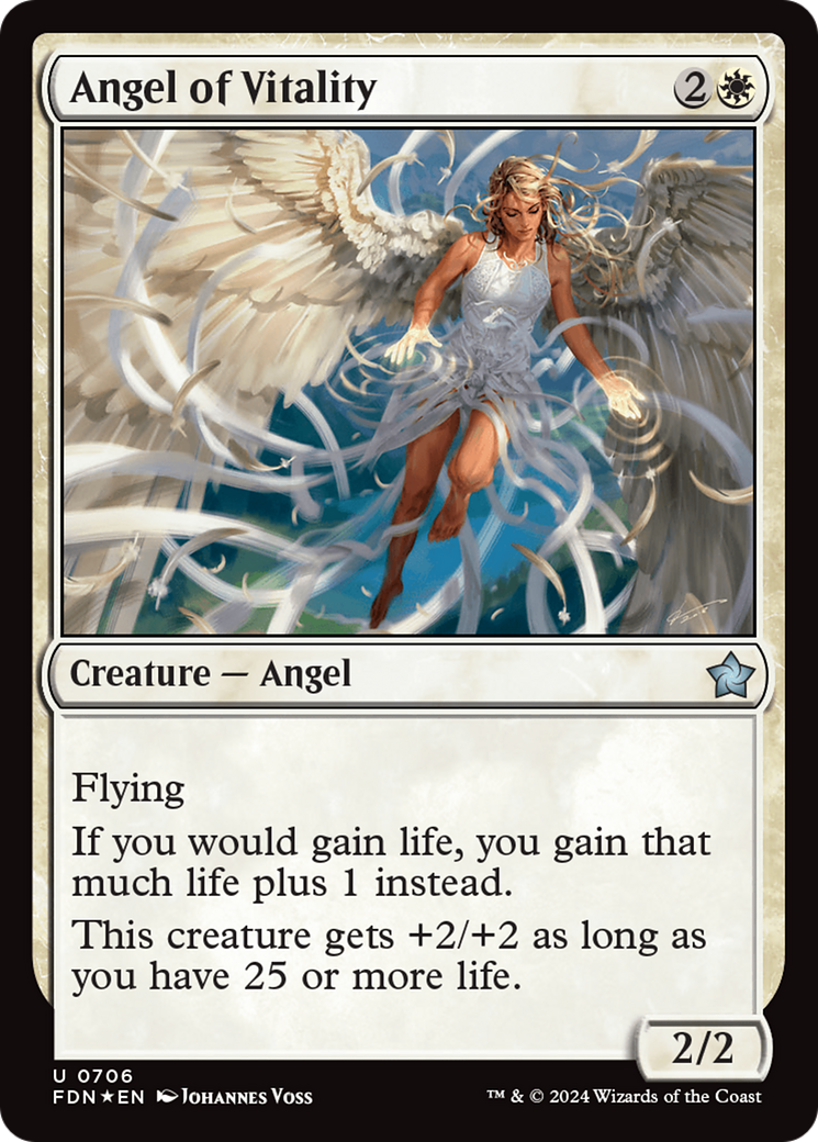 Angel of Vitality [Foundations] | Exor Games Summserside