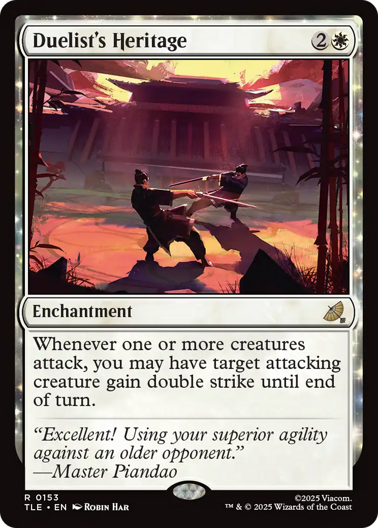 Duelist's Heritage [Avatar: The Last Airbender: Eternal-Legal] | Exor Games Summserside