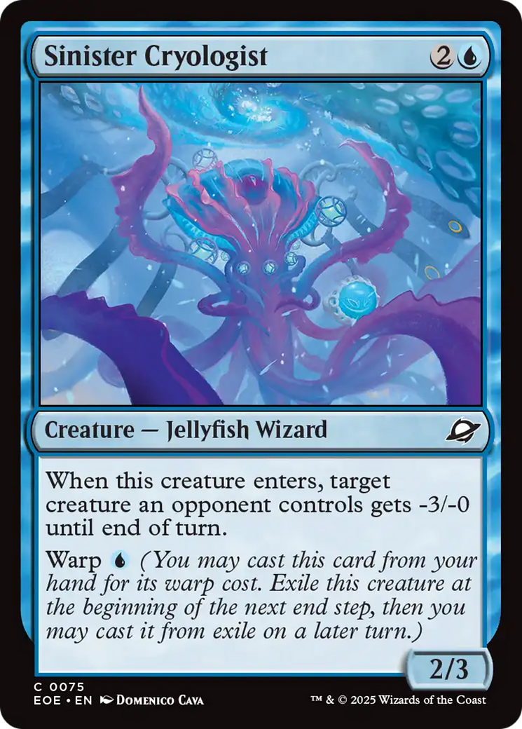 Sinister Cryologist [Edge of Eternities] | Exor Games Summserside