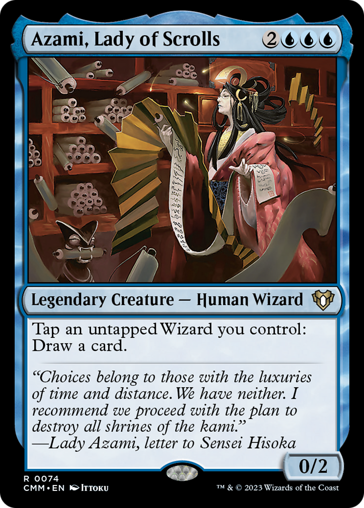 Azami, Lady of Scrolls [Commander Masters] | Exor Games Summserside