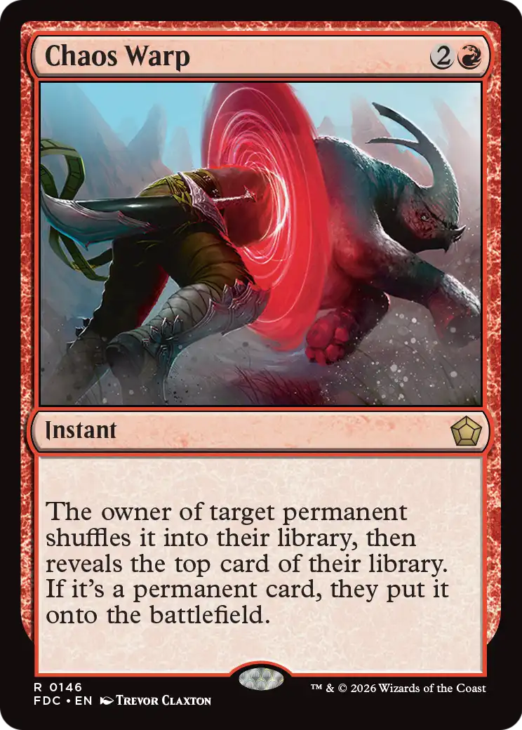 Chaos Warp [Foundations Commander] | Exor Games Summserside