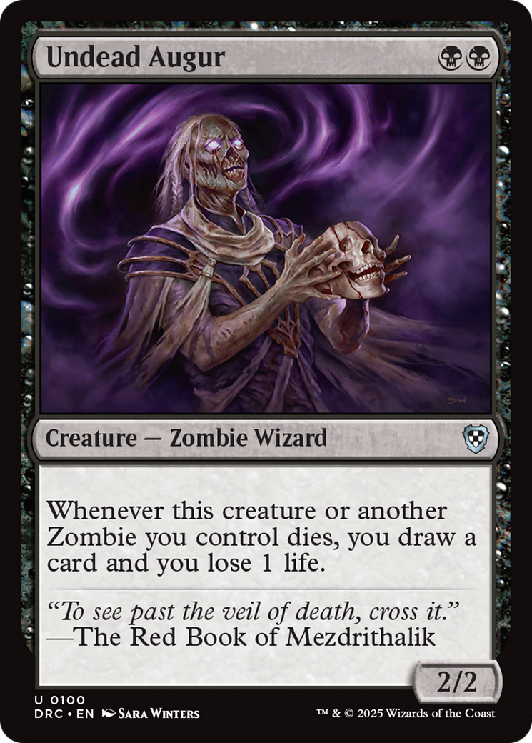 Undead Augur [Aetherdrift Commander] | Exor Games Summserside