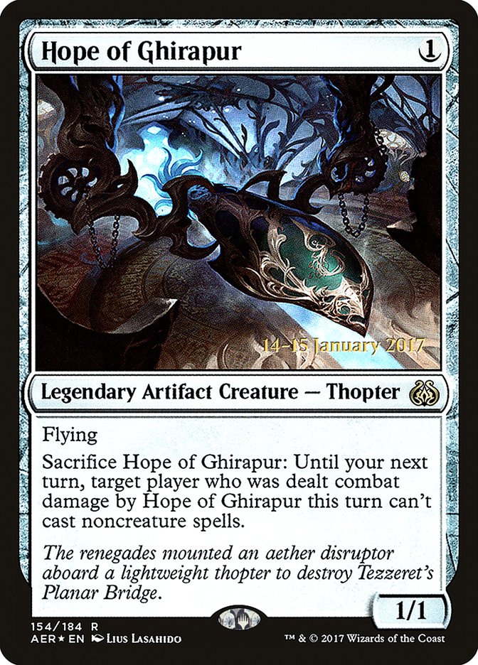Hope of Ghirapur [Aether Revolt Prerelease Promos] | Exor Games Summserside