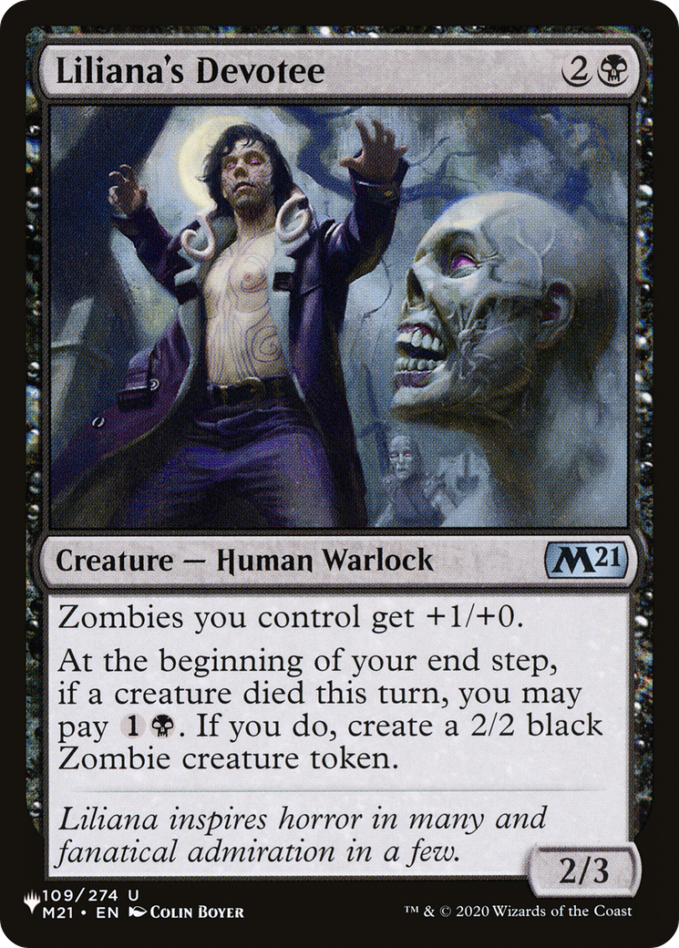 Liliana's Devotee [The List] | Exor Games Summserside