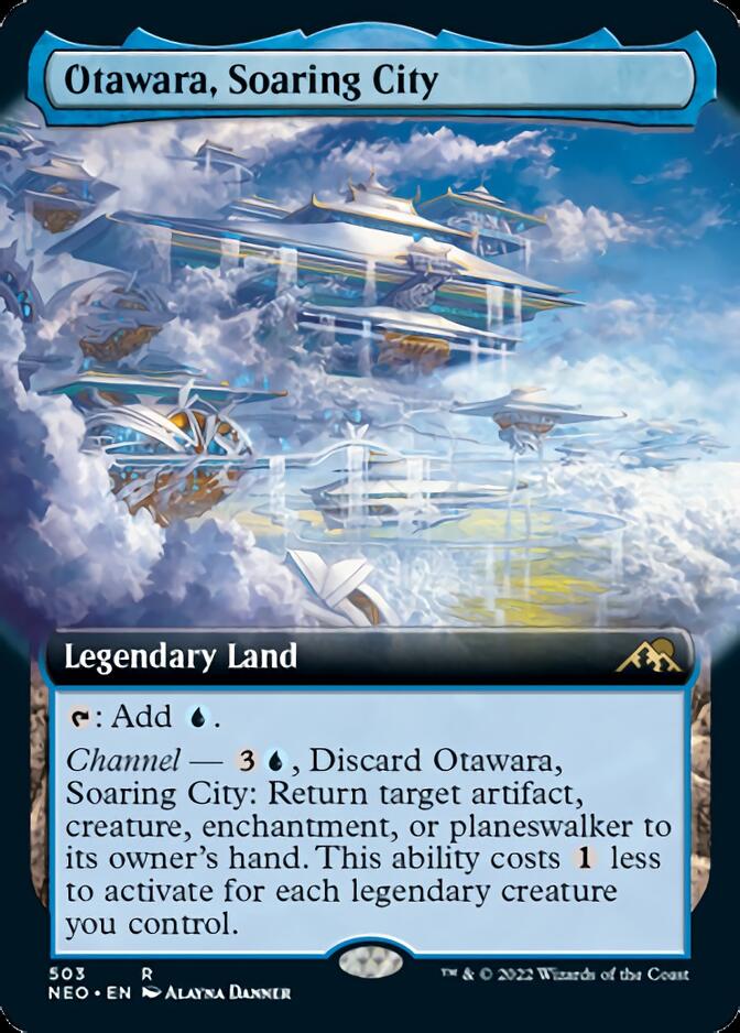 Otawara, Soaring City (Extended Art) [Kamigawa: Neon Dynasty] | Exor Games Summserside