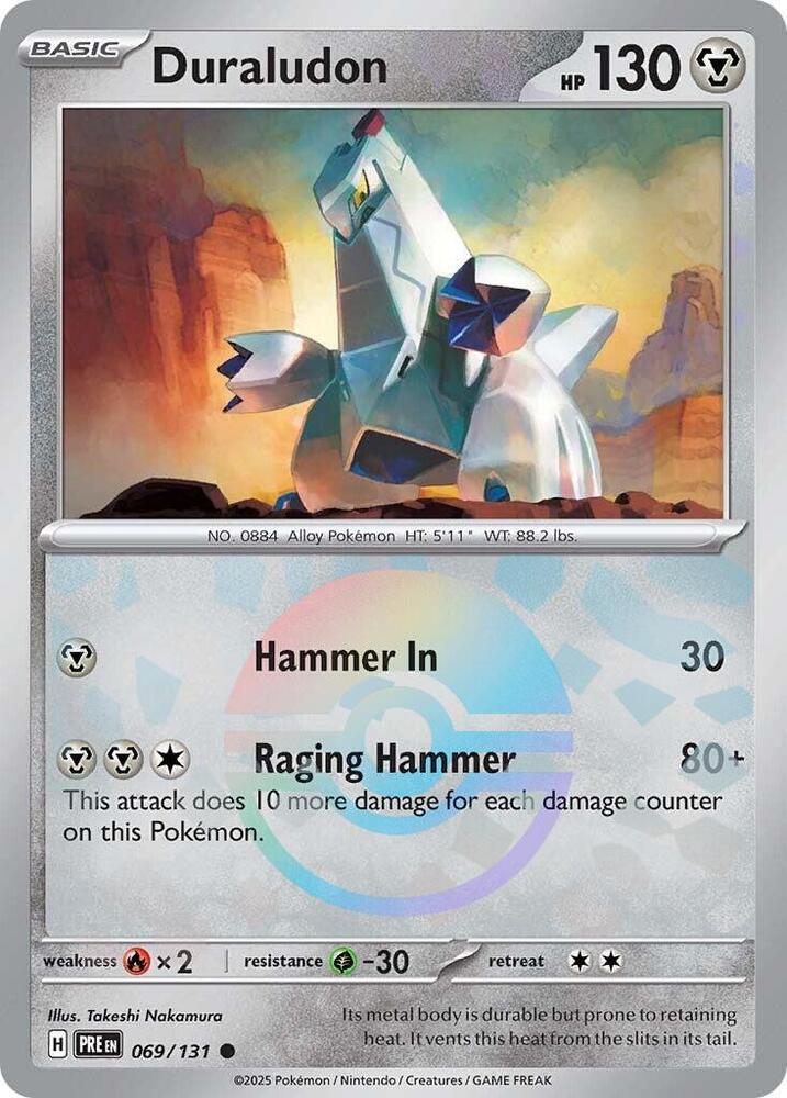 Duraludon (069/131) (Poke Ball Pattern) [Scarlet & Violet: Prismatic Evolutions] | Exor Games Summserside