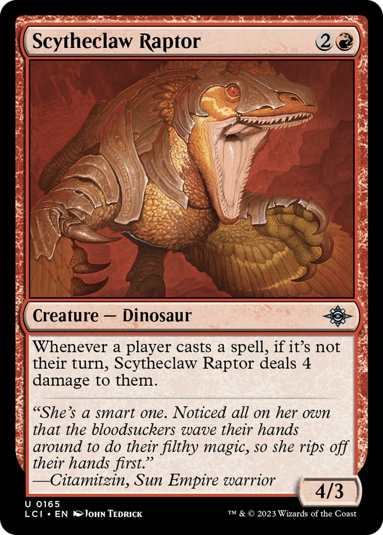 Scytheclaw Raptor [The Lost Caverns of Ixalan] | Exor Games Summserside