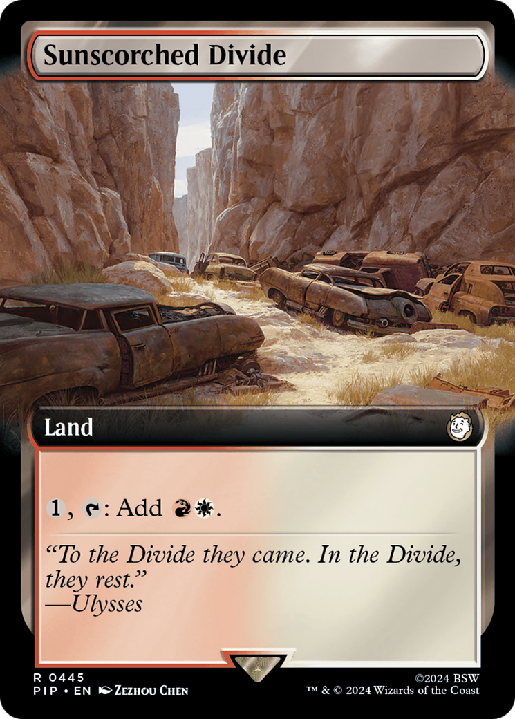 Sunscorched Divide (Extended Art) [Fallout] | Exor Games Summserside