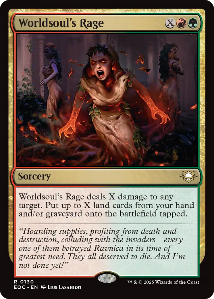 Worldsoul's Rage [Edge of Eternities Commander] | Exor Games Summserside