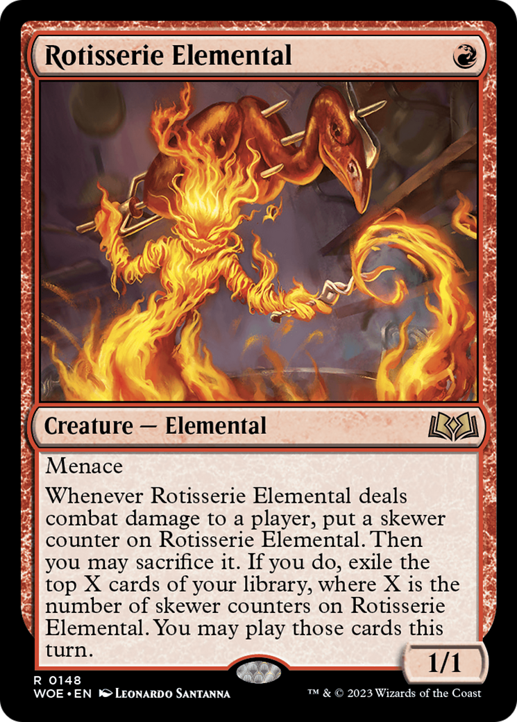 Rotisserie Elemental [Wilds of Eldraine] | Exor Games Summserside