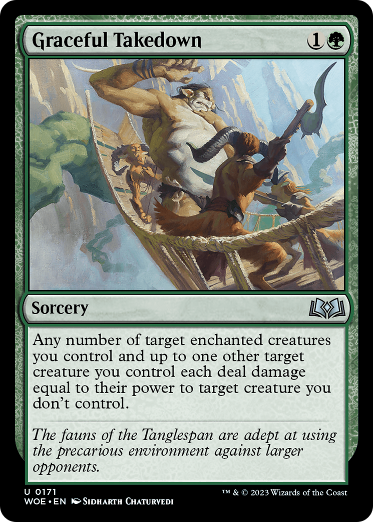 Graceful Takedown [Wilds of Eldraine] | Exor Games Summserside