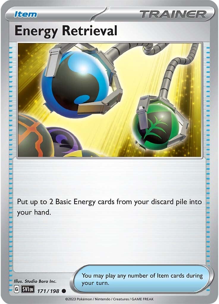 Energy Retrieval (171/198) [Scarlet & Violet: Base Set] | Exor Games Summserside